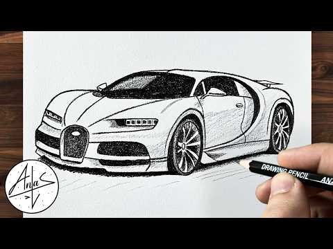 How To Draw Bugatti | Drawing Tutorial