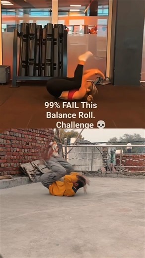 Most People Lose Balance Here 😤 | Rolling Challenge #canyoudoit #motivation #fitneess #calisthenics