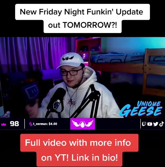 I'm hyped! #fridaynightfunkin #fnf #fridaynightfunkinmod #pcgaming #gaming #streaming #streamer