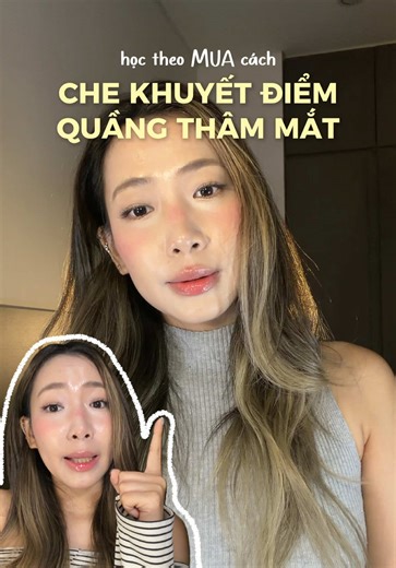 Trang điểm che quầng thâm mắt hiệu quả