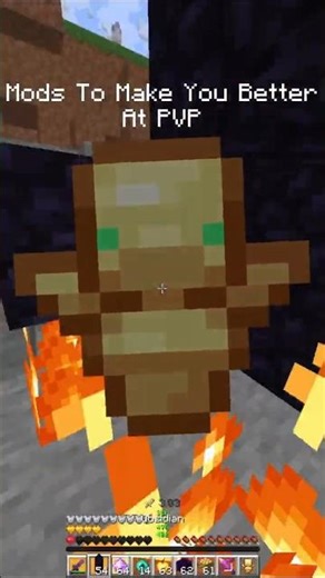 Mods To Make You Better At PVP #minecraft #mods #shorts