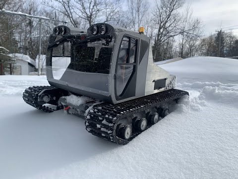 3D Printed snowblower - First test of 2025/2026 winter!