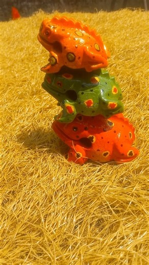 🔴🟢🟠Wooden toads ASMR