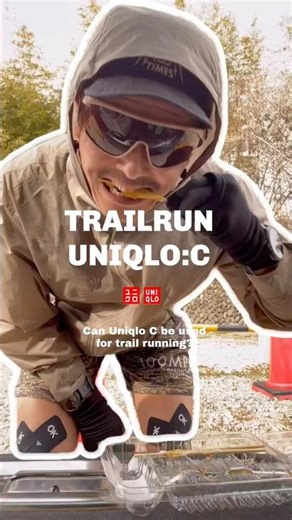 [TRAILRUN × UNIQLO:C] Trail running × UNIQLO C⁉︎ Can Uniqlo C be used for trail running? What is ...