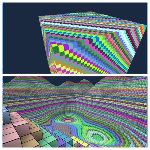pygame+moderngl实现3D我的世界多方块 第三节opengl构建立方体