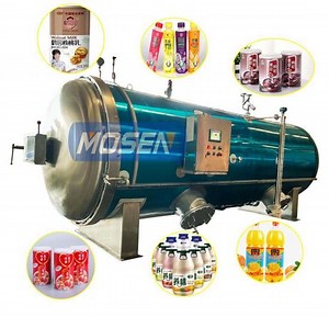 [Hot Item] Automatic Food Industrial Autoclave Sterilizer Steam Rotary Continuous Retort for Canned Meat Fish Food