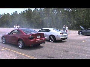 2003 Cobra vs TT 2010 Camaro SS.wmv