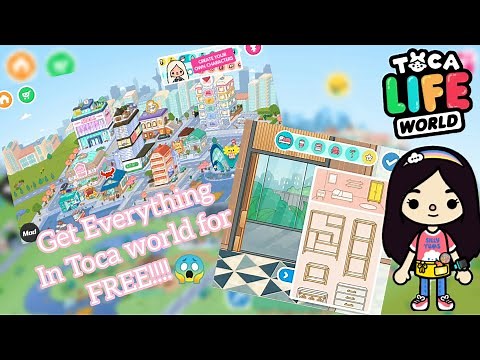 Toca World How to get all places, furniture and houses for Free!!!😱 on Android