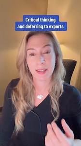 58K views · 1.7K reactions | Critical thinking and deferring to experts | Thinking Is Power | Facebook