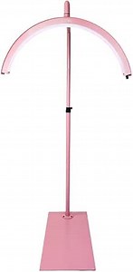 Lash Extension Light with Phone Holder - Best Lash Lamp for Lash Artists & Estheticians – Adjustable Shadowless LED Eyelash Light for Precision and Client Comfort - XL Pink