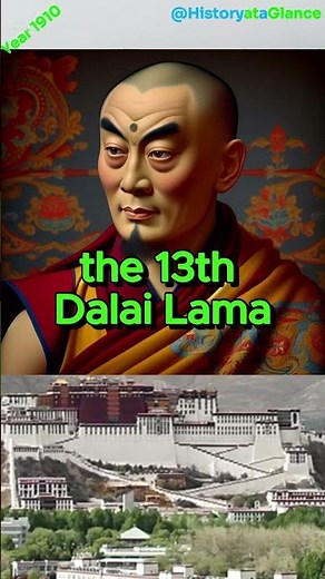 History at a Glance -1910 Chinese expedition to Tibet #history #historicalevent