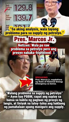 PBBM: “Walang problema sa supply ng petrolyo” sa gitna ng taas-presyo!
