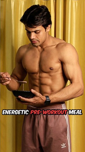 Harsh Gahlot | Fitness Coach on Instagram: "✅Save this.. Energetic Pre-Workout meal⚡️ 🔱Follow for more Amazing Reels😊 🔴Buy on AS-IT-IS Nutrition https://bit.ly/3BbwpJY get extra 5% off➡️use code “HARSHGASITIS” AS-IT-IS Atom Whey Protein 1kg with Digestive Enzymes | Double rich chocolate Amazon - https://amzn.to/3myPx0z Flipkart - https://bit.ly/3zHJXN7 🚨DM “SHRED” for Premium Coaching #food #foodie #healthy #fitness #trending #trendingreels #viral #reelsinstagram #reels #foodporn #gym #gymmo