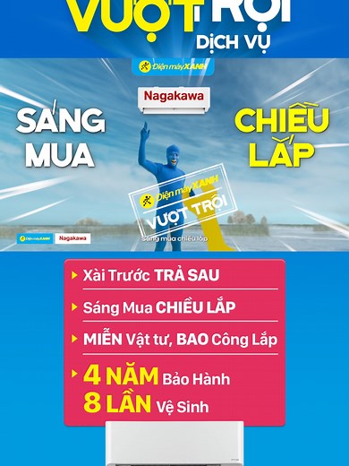 Máy Lạnh NAGAKAWA: Dịch Vụ Vượt Trội Ngay Hôm Nay