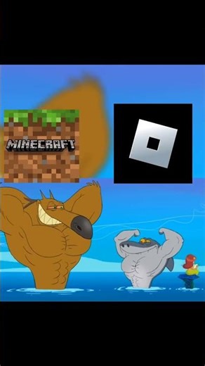 Minecraft vs Roblox🙀💪#minecraft #roblox #shorts #short