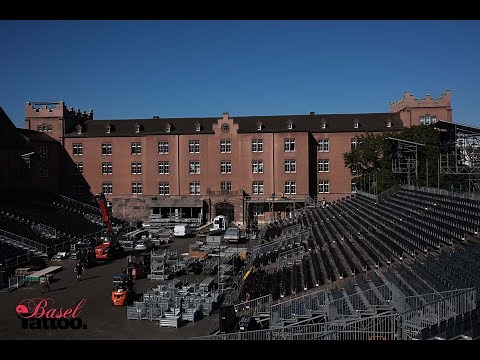 Aufbau - Basel Tattoo Arena 2022