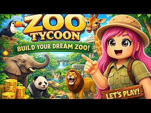 Zoo Tycoon BUT It’s Roblox Style?! 🐘✨ Building My Dream Zoo! #roblox #zoo