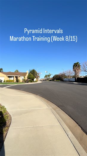 Pyramid intervals today. Speed work for the marathon build. #marathontraining #runningworkout #runna #marathonprep #running
