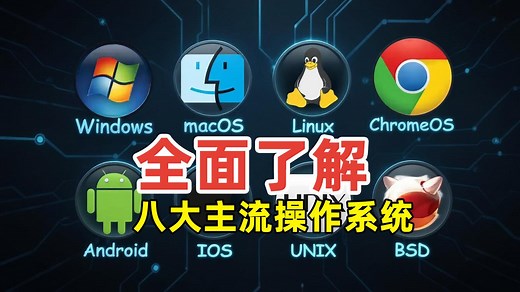 九分钟带你了解8大主流操作系统