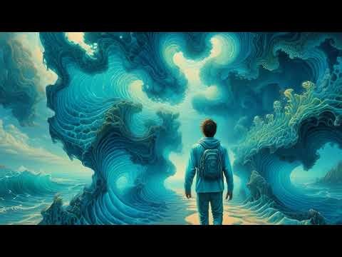 [4K UHD] Trippy Visuals for LSD & Shroom Trips | Ocean Fractal Horizons