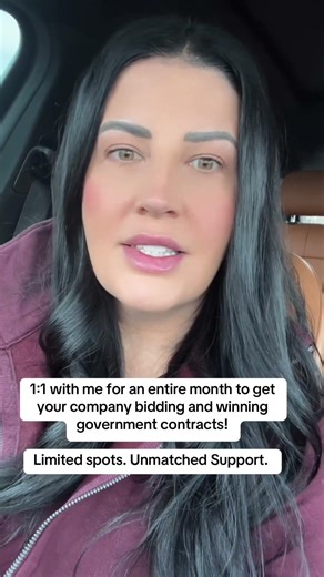 Ready to take the next step and actually bid to win gov contracts, then this is the program for you!