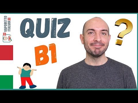QUIZ in italiano (livello B1) | Impara l'italiano con Francesco