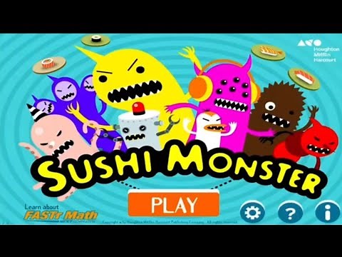 Sushi Monster Math Gameplay! (No Commentary!)