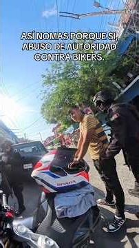 Police officers attack peaceful bikers parked without causing any harm.