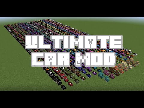 ОБЗОР НА МОД ULTIMATE CAR MOD [Minecraft 1.12.2-1.15.2]