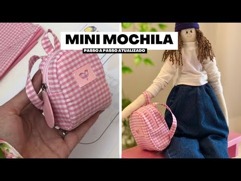 Plaid Mini Backpack DIY | Quick & Easy Step-by-Step Tutorial (Updated Version)