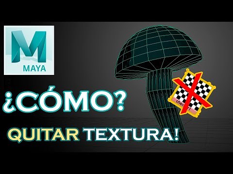 ¿Cómo quitar una textura en Maya?