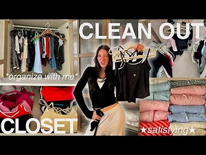 full CLOSET CLEANOUT for 2026: decluttering + organizing my clothes