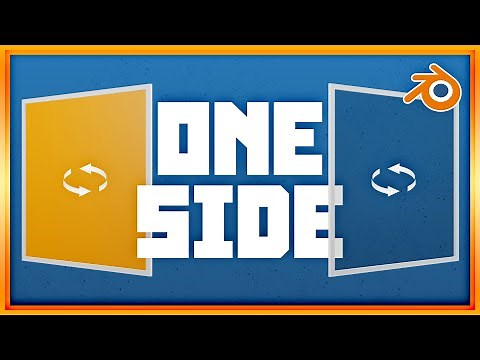 One Sided Material In Blender [Eevee & Cycles]