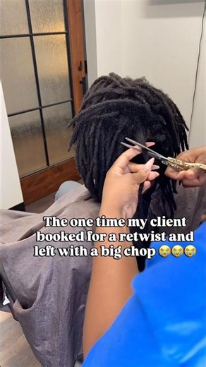 MY CLIENT CUT ALL HIS LOCS OFF 😱😱😲😲 #locs #bigchop #viral #trending