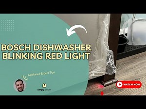 Bosch Dishwasher Red Light Blinking? 8 Quick Fixes!