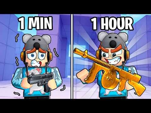 I Became The BEST PLAYER in ONE HOUR in Roblox RIVALS!