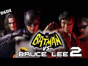 Batman VS Bruce Lee 2 ( Stop Motion ) Featuring "The Crow" Brandon Lee and Robin * 4K *