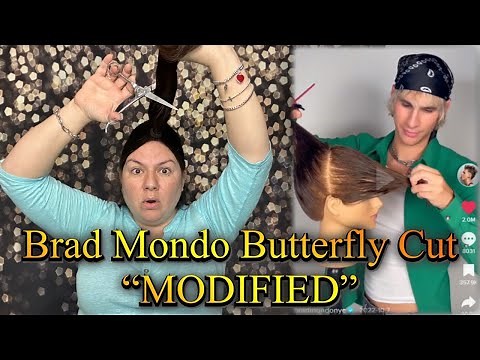 HOW TO CUT @BradMondo BUTTERFLY CUT AT HOME “modified” How to cut your own hair w/ layers at home