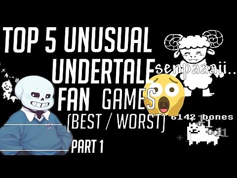 😱 Top 5 Unusual Undertale Fan Made Games