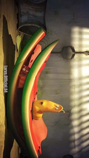 Larva Cartoon Animation | Watermelon Fun