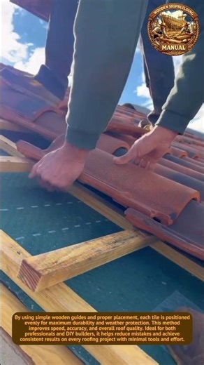 Smart Roof Tile Installation Trick for Perfect Alignment!
