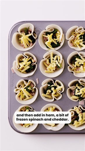 Ever used wonton wrappers to make mini quiches? They're impossibly easy (and crispy!). https://www.taste.com.au/recipes/mini-muffin-pan-quiche-bites-recipe/ihdqvpm3 | Taste.com.au