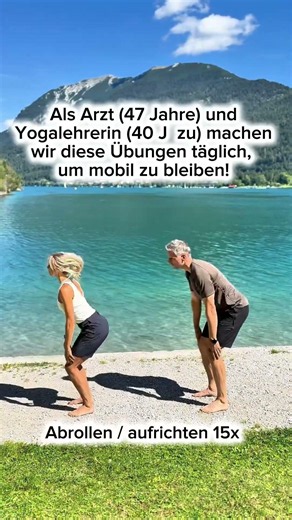 As a doctor and yoga instructor, these are the exercises we love to stay flexible!
