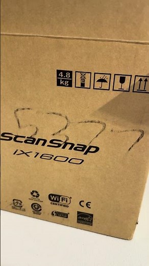 Fujitsu ScanSnap iX1600 Versatile Cloud Enabled Scanner, Black