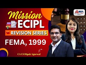 CS Executive - Mission ECIPL- [Class 5 ] By Dipak Agarwal Sir | MEPL Classes