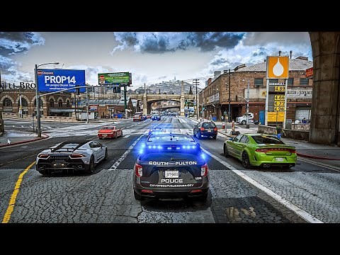 GTA 5 LSPDFR Real Life Police Patrol | Ultra Modded 4K Gameplay