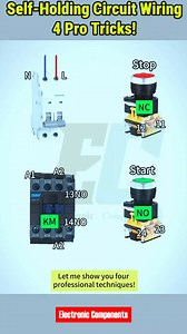 76K views · 906 reactions | 4 Ways to Wire Self-Holding Circuits #fblifestyle | 퐄퐥퐞퐜퐭퐫퐨퐧퐢퐜 퐂퐨퐦퐩퐨퐧퐞퐧퐭퐬 | Facebook