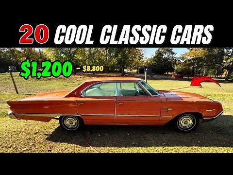 20 Cool Classic Car on Facebook Marketplace You Can Buy!