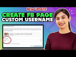 How To Create A Facebook Page Custom Username - Full Guide