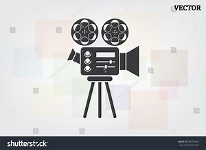 Video Camera Icon Vector Illustration Eps10 Stock Vector (Royalty Free) 596705942 | Shutterstock